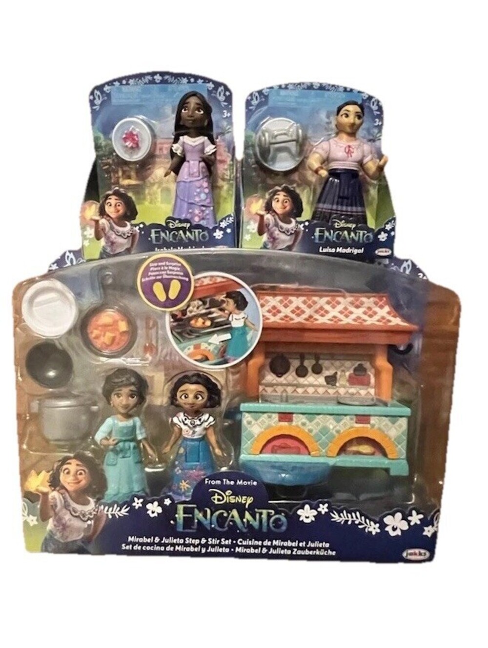 Disney Encanto Mirabel and Julieta Step and Stir Set Plus Luisa and Isabel Figs